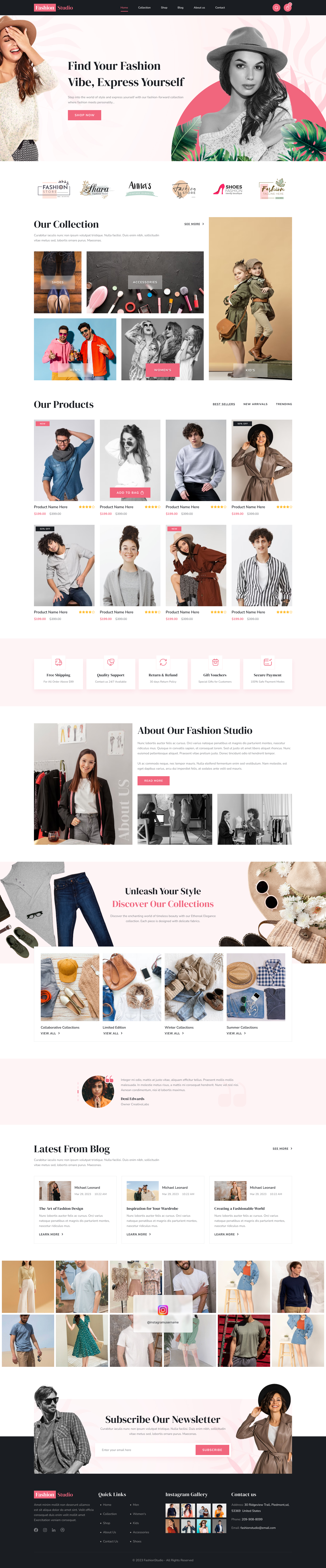 Fashion Boutique WordPress Theme